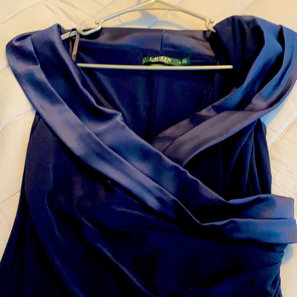 Beautiful Long Navy Evening Gown